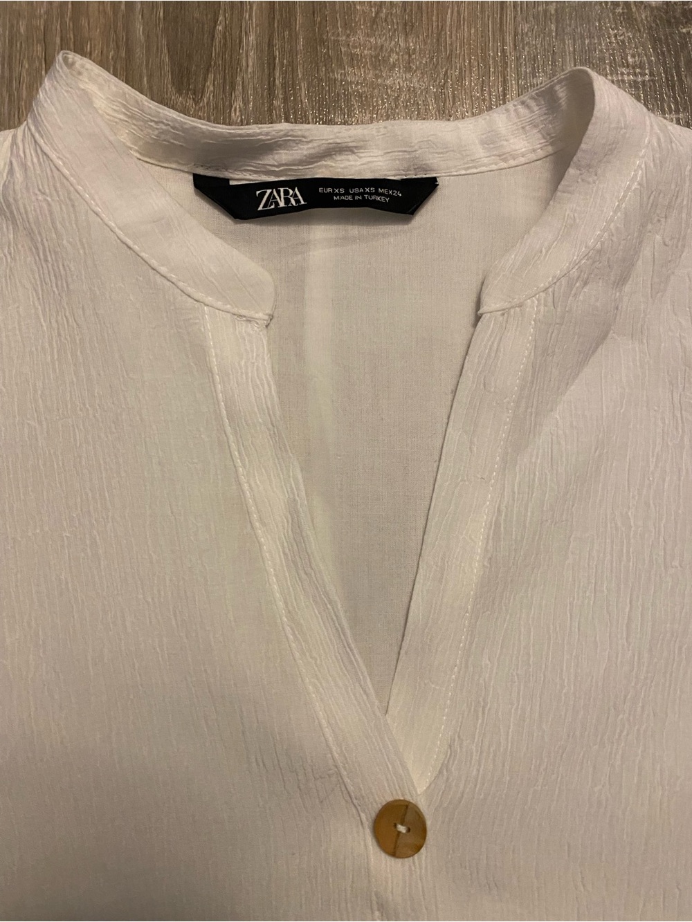 Zara White Ruffle-Hem Tunic Dress - Picture 9 of 14